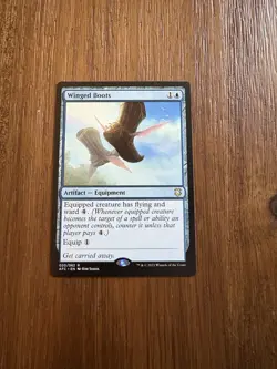 Winged Boots (Adventures in the Forgotten Realms) - Near Mint (NM) - Magic - MTG - Image 1