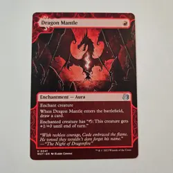 Dragon Mantle Wilds of Eldraine Enchanting Tales 41 MTG NM Magic the Gathering - Image 1
