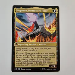 Megatron Tyrant Universes Beyond Transformers 12 MTG NM Magic the Gathering - Image 2