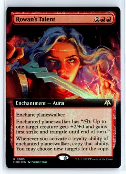 FOIL Rowan's Talent March of the Machine Commander Rare - MTG Magic the Gat - Image 1