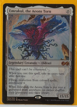 FOIL Emrakul, the Aeons Torn NM, English MTG Ultimate Masters - Image 1