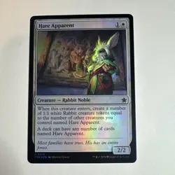 MTG Hare Apparent - Foil - Foundations NM - Image 1