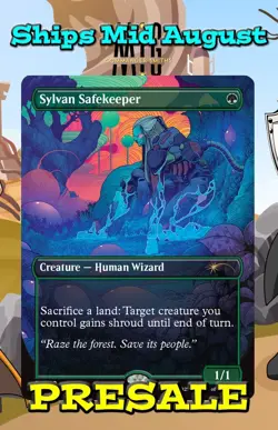 Sylvan Safekeeper PRESALE 🔥 Borderless NonFOIL 🔥 MTG Secret Lair (2109) - Image 1