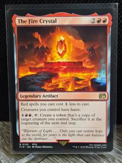 The Fire Crystal Set of 3 (Borderless R337, Foil R135, R 135) Final Fantasy MTG - Image 2