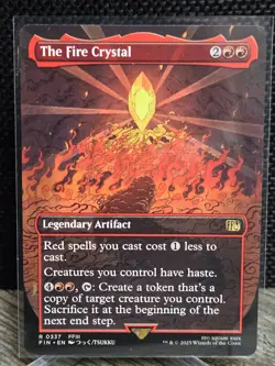 The Fire Crystal Set of 3 (Borderless R337, Foil R135, R 135) Final Fantasy MTG - Image 4