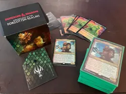 MTG - Draconic Rage Adventures In The Forgotten Realms Commander Deck Opened - Image 1