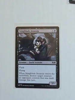Stingblade Assassin - Wilds of Eldraine - LP - MTG Magic - Common - Creature - Image 1
