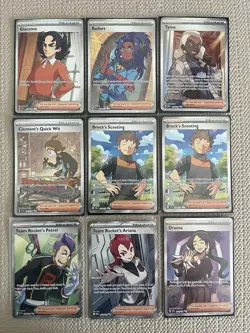 Pokemon TCG Trainer Lot (9 trainer cards total) - Image 1