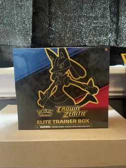 Pokemon ​TCG: Sword & Shield Crown Zenith Elite Trainer Box - FACTORY SEALED 820650851476 - Image 1