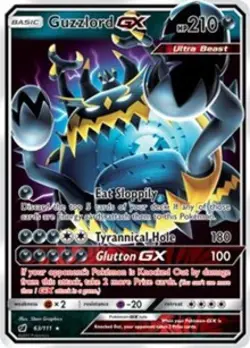 Pokemon Guzzlord GX NM 1st Edition Normal SM - Crimson Invasion - Image 1
