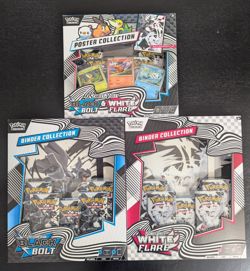 Pokemon Black Bolt & White Flare Binder Collection + Poster Collection - Image 1