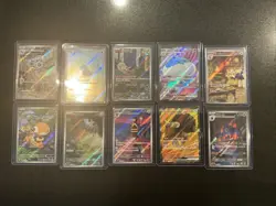 Pokemon Full Art Mixed Lot (10 Cards) Japanese - Image 1