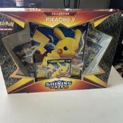 Pokemon TCG Shining Fates Pikachu V Collection Box NEW SEALED - Image 1