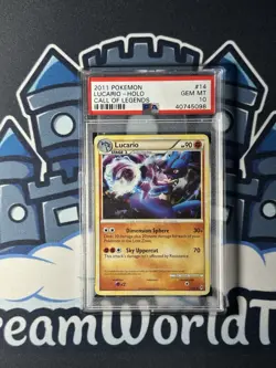 2011 POKEMON LUCARIO HOLO CALL OF LEGENDS #14 PSA GEM MT 10 💎 Pop 12 🌀 - Image 1