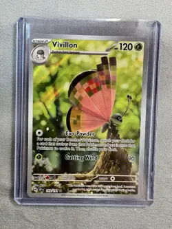 Vivillon 193/191 Sv08: Surging Sparks Holo Full Art IR MINT Pokemon TCG - Image 1
