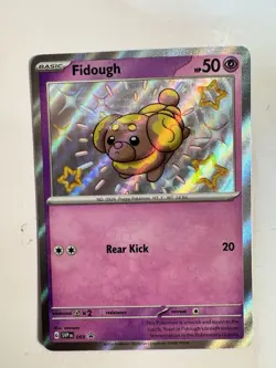 Pokemon SHINY FIDOUGH SVP 069 - Paldean Fates - HOLO PROMO MINT - Image 1
