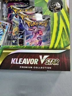 Pokemon TCG - SWSH Kleavor VSTAR Premium Collection Box NEW SEALED - Image 5