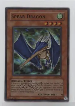 Spear Dragon Unlimited YuGiOh Legacy of Darkness #LOD-035 2003 1e8j - Image 1