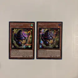 x2 Yugioh Magikuriboh MP23-EN002 Prismatic Secret Rare 1st Ed Near Mint 2023 Tin - Image 1