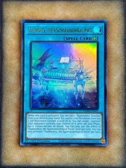 Yugioh Vaalmonica, the Agathokakological Voice VASM-EN035 Ultra Rare 1st Ed NM - Image 1