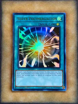 Yugioh Super Polymerization DUDE-EN040 Ultra Rare 1st Ed NM - Image 1