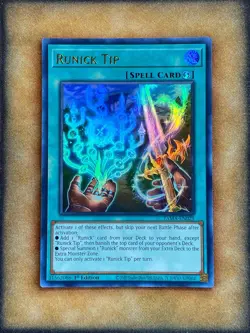 Yugioh Runick Tip TAMA-EN029 Ultra Rare 1st Ed NM - Image 1
