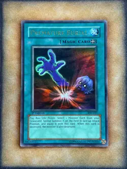Yugioh Premature Burial PSV-037 Ultra Rare 1st Ed MP - Image 1