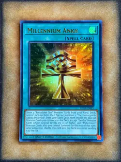 Yugioh Millennium Ankh INFO-ENSP1 Ultra Rare Limited Edition NM - Image 1