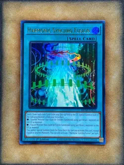 Yugioh Harmonic Synchro Fusion MZMI-EN035 Ultra Rare 1st Ed NM - Image 1