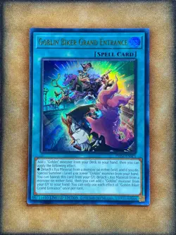 Yugioh Goblin Biker Grand Entrance PHNI-ENSP1 Ultra Rare Limited Edition NM - Image 1