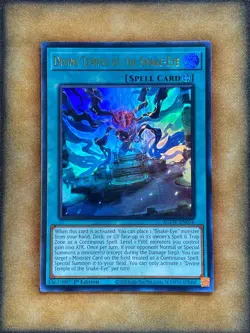 Yugioh Divine Temple of the Snake-Eye AGOV-EN056 Ultra Rare 1st Ed NM - Image 1
