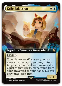 Krile Baldesion (Extended Art) #176 (NM) Final Fantasy FIC Magic MTG - Image 1