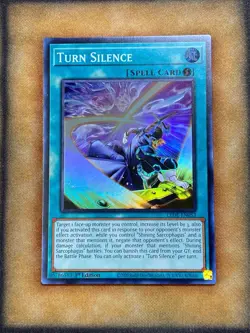 Yugioh Turn Silence LEDE-EN052 Super Rare 1st Ed NM - Image 1
