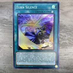 Yugioh Turn Silence LEDE-EN052 Super Rare 1st Ed NM - Image 1