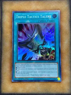Yugioh Triple Tactics Talent RA01-EN063 Super Rare 1st Ed NM - Image 1