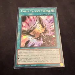 Yugioh Triple Tactics Talent RA01-EN063 Super Rare 1st Ed NM - Image 1