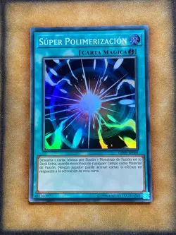 Yugioh Super Polymerization OP09-EN009 OP09-SP009 Super Rare SPANISH NM - Image 1