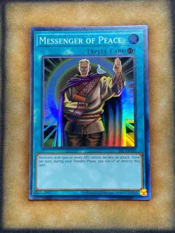 Yugioh Messenger of Peace SRL-EN102 Super Rare 25th Anniversary NM - Image 1