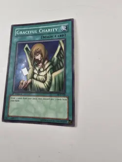 Yugioh Graceful Charity SDP-040 Super Rare 1st Ed LP - Image 3