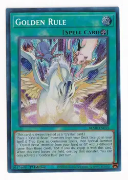 Yugioh! Golden Rule - BLMR-EN035 - Secret Rare - 1st Edition Near Mint, English - Image 1