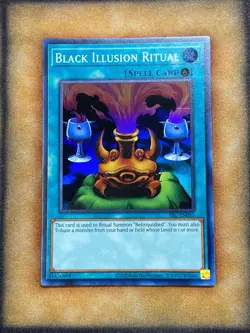 Yugioh Black Illusion Ritual SRL-EN051 Super Rare 25th Anniversary NM - Image 1