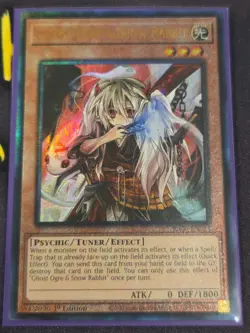 Yugioh! 1x Ghost Ogre & Snow Rabbit RA04-EN015 Ultimate Rare 1st Ed NM - Image 1