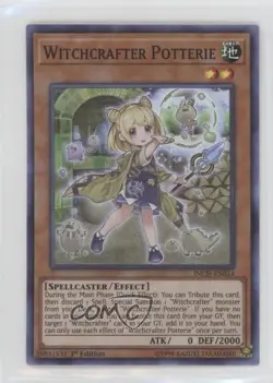 Witchcrafter Potterie 1st Ed. YuGiOh The Infinity Chasers #INCH-EN014 07pa - Image 1