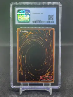 Yugioh Blue-Eyes White Dragon SDK-001 Ultra Rare MAX Faded Error CGC 9 Card TCG - Image 2