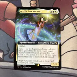 Aerith, Last Ancient (Extended Art) #163 (NM) Final Fantasy FIC Magic MTG - Image 1
