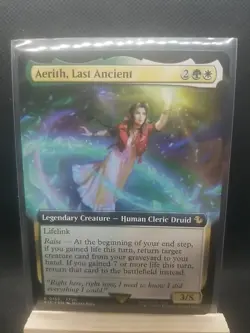 Aerith, Last Ancient (Extended Art) #163 (NM) Final Fantasy FIC Magic MTG - Image 1