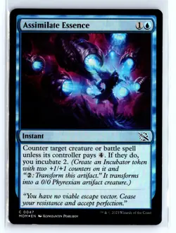 FOIL Assimilate Essence March of the Machine - MTG Magic the Gathering Card - Image 1