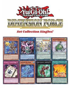 Yu-Gi-Oh! Dimension Force DIFO - Choose Your Card - NM/LP - 1st Edition - Image 1