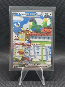 Pokemon Squawkabilly EX TCG Card Paldea Evolved 264/193 Illustration Rare - Image 1
