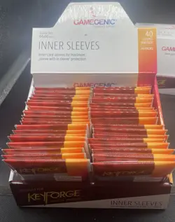 1560 Gamegenic: Keyforge Game Card Inner Sleeves 64 x 90 mm 40 Packs Of 40 Ea. - Image 1
